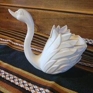 Vintage Swan, Porcelain, Bedroom, Bathroom, Vase, Soap
